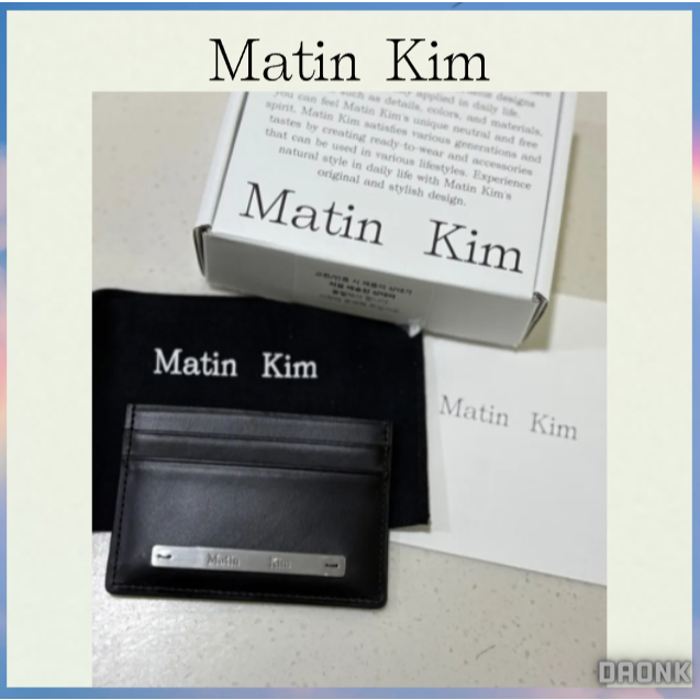 [MATIN KIM] VINTAGE CARD WALLET IN 4COR hàn quốc 100% chính hãng