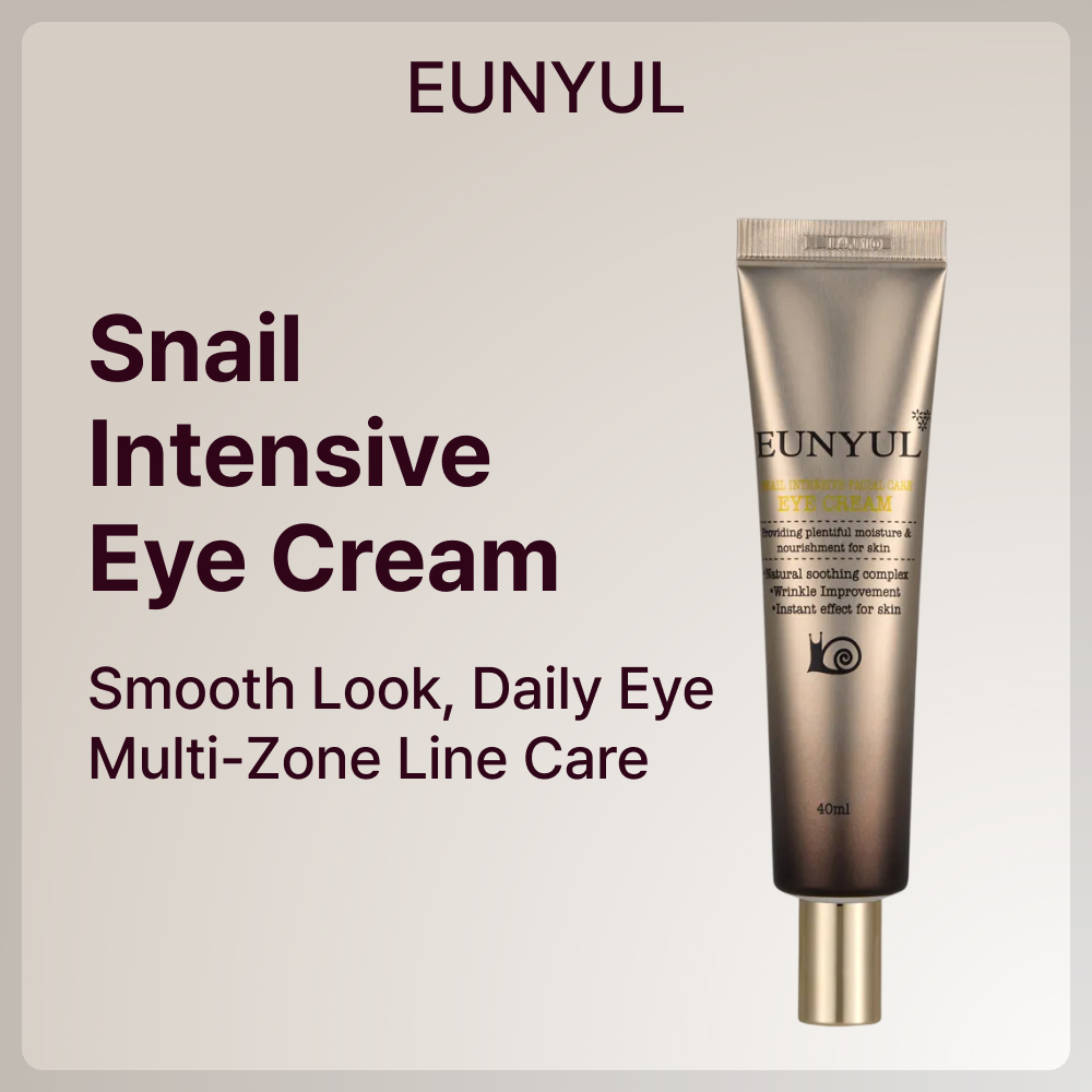 [EUNYUL] Kem dưỡng mắt chuyên sâu ốc sên 40mL / Ốc sên Mucin + Adenosine / Chăm sóc săn chắc dưỡng ẩ