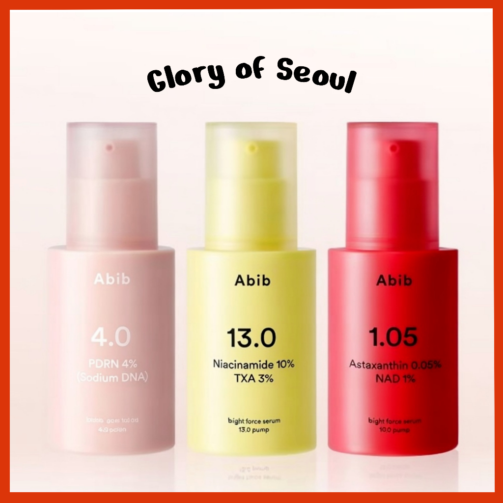 [Mới] ABIB Serum 30ml / 3 Loại (Bright Force Serum, Red Effect Serum, PDRN Glow Serum)