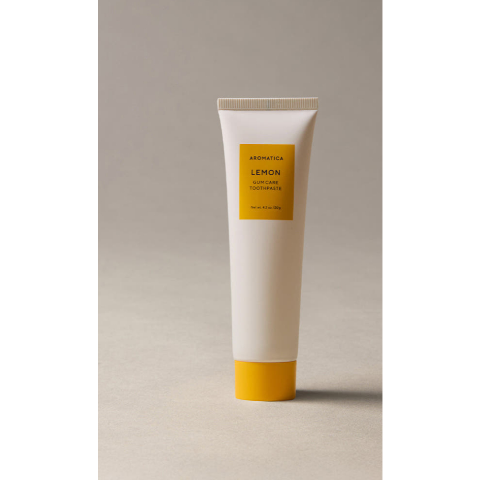 [Aromatica] Kem đánh răng ngừa sâu răng Aromatica Lemon Gum Care Toothpaste, 120g