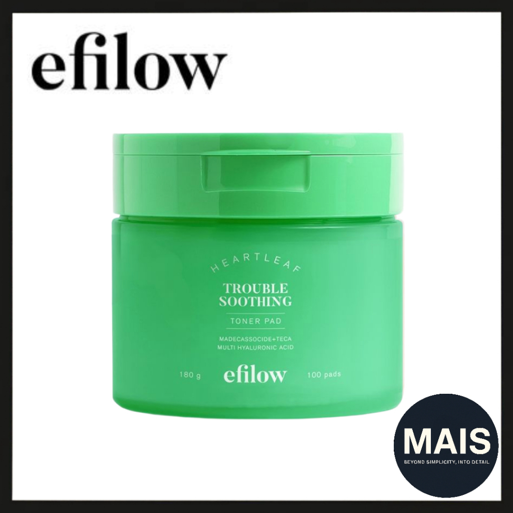 [efilow] Miếng lót mực làm dịu da Heartleaf Madecassoside 100 tờ