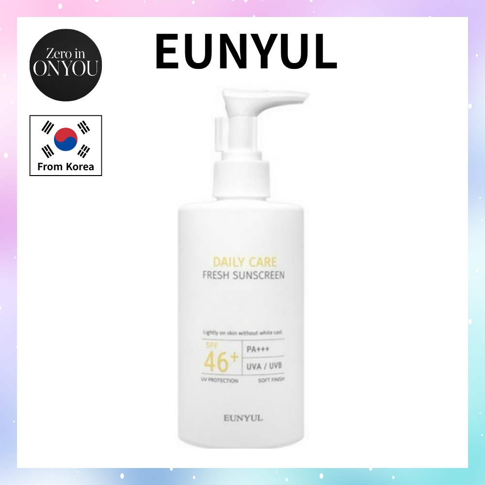EUNYUL Daily Care Fresh Sun Cream SPF46 PA + + + 300ml Kem chống nắng chống tia cực tím cỡ lớn