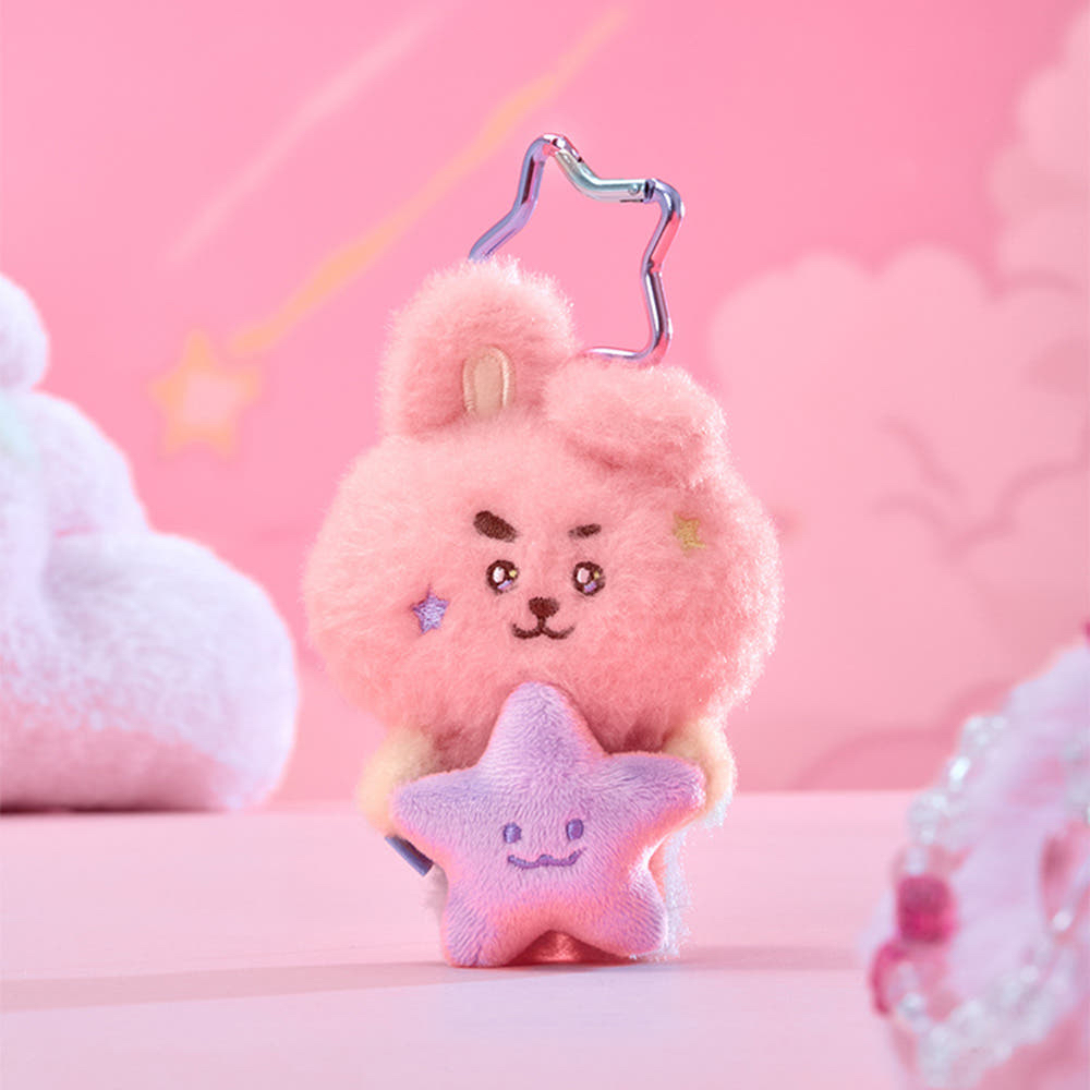 BT21 TÍM STAR PLUSH KEYRING THE JOURNEY-COOKY
