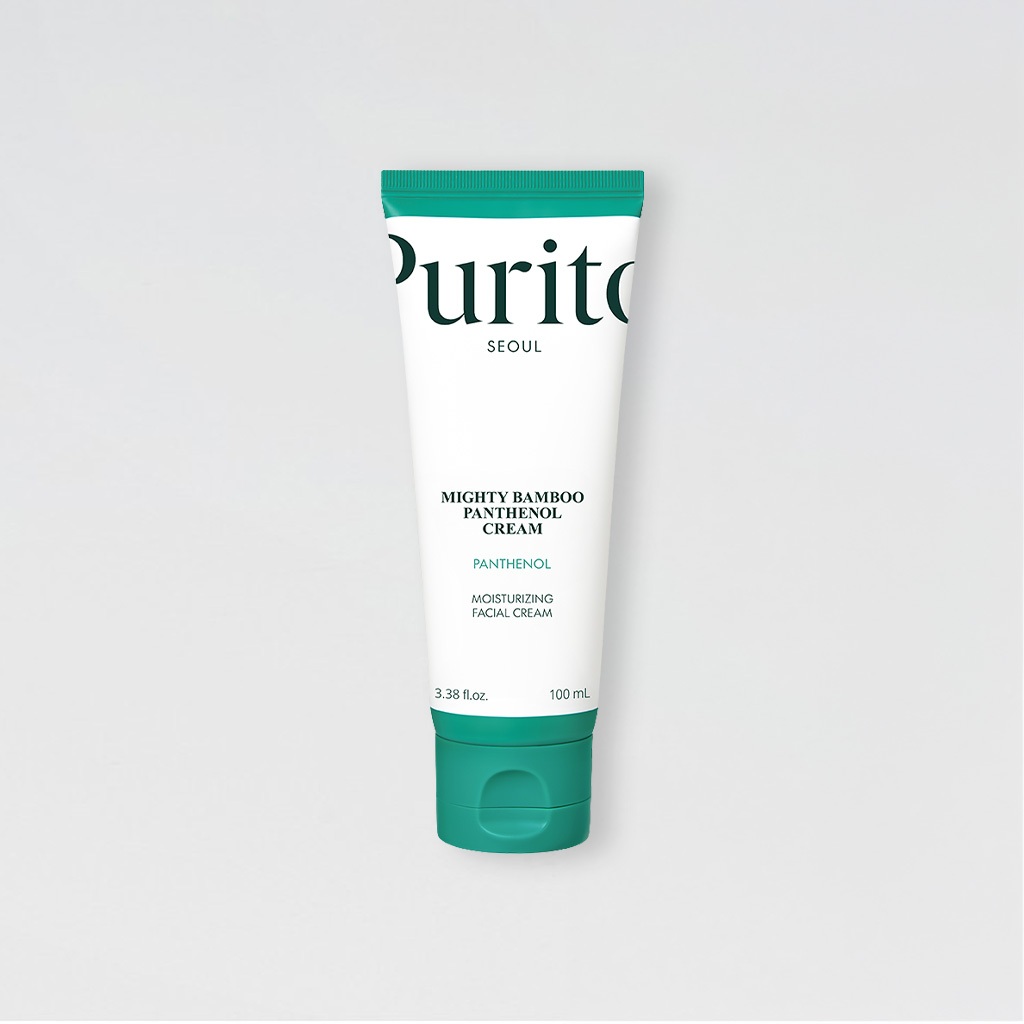 PURITO Kem Dưỡng Mighty Bamboo Panthenol Cream 100ml – Dưỡng Ẩm Hằng Ngày Cho Da Khô, Da Nhạy Cảm