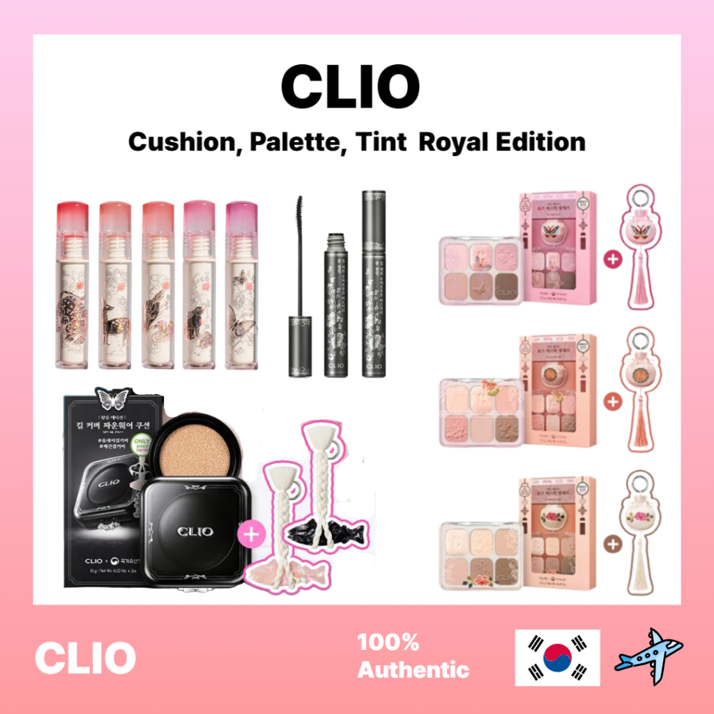 CLIO CLIP Kill Cover Founwear Cushion, Bảng Muse Master, Uốn Dài, Glam Tint Royal Edition