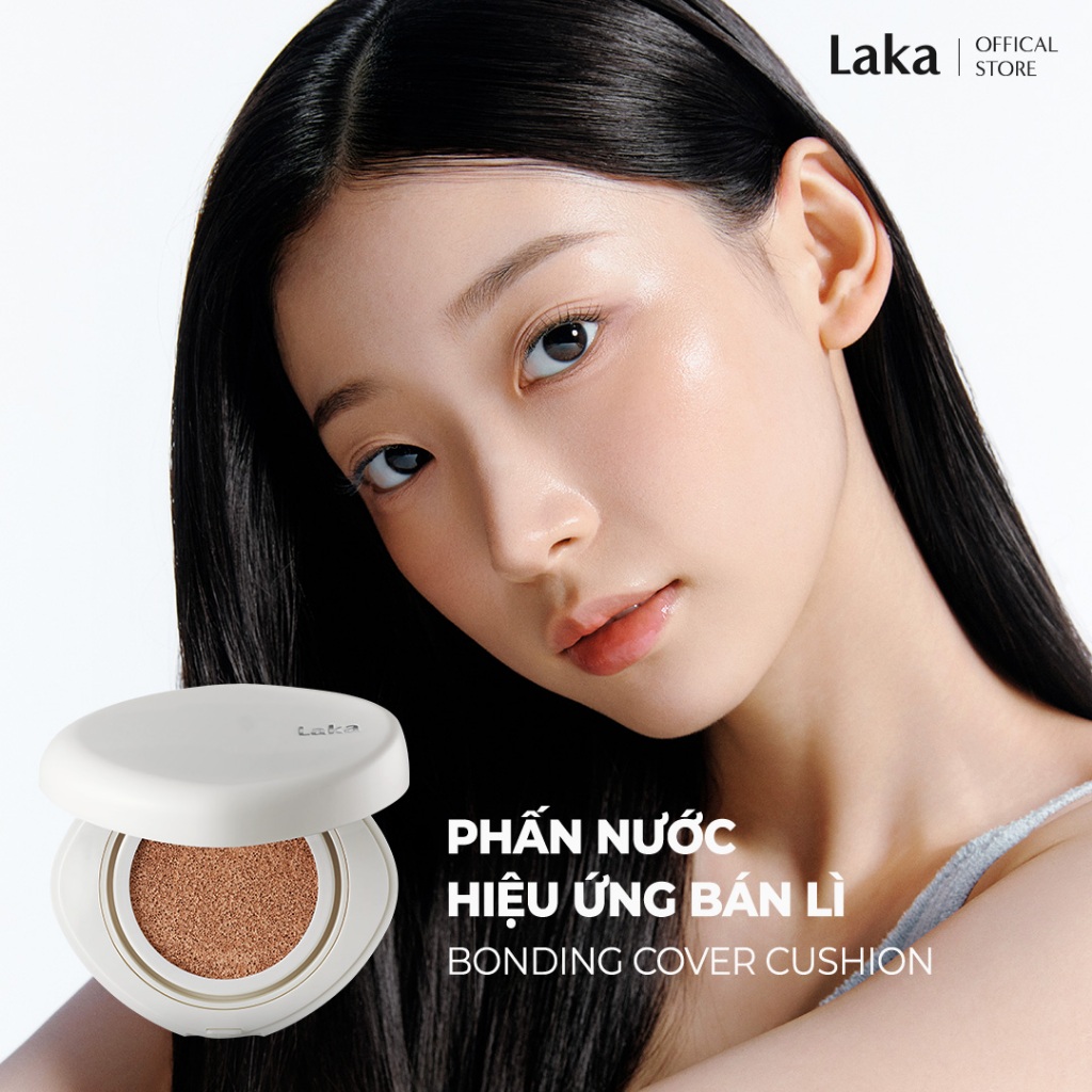 [Laka Official] Phấn Phủ Che Mờ Khuyết Điểm Tự Nhiên Laka Bonding Cushion 15g