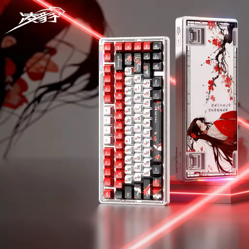 [Hoả Tốc] Lingbao K75 FR4 – Bàn Phím Cơ 75% Gasket Mount | Plate FR4 Flex Êm | HotSwap | RGB | Wirel