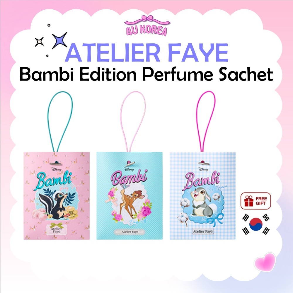 Gói nước hoa ATELIER FAYE Bambi Edition 10g – 3 mùi / K-BEAUTY