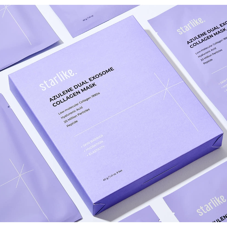 [Starlike] Mặt nạ Collagen Exosome kép Azulene (5 tờ)