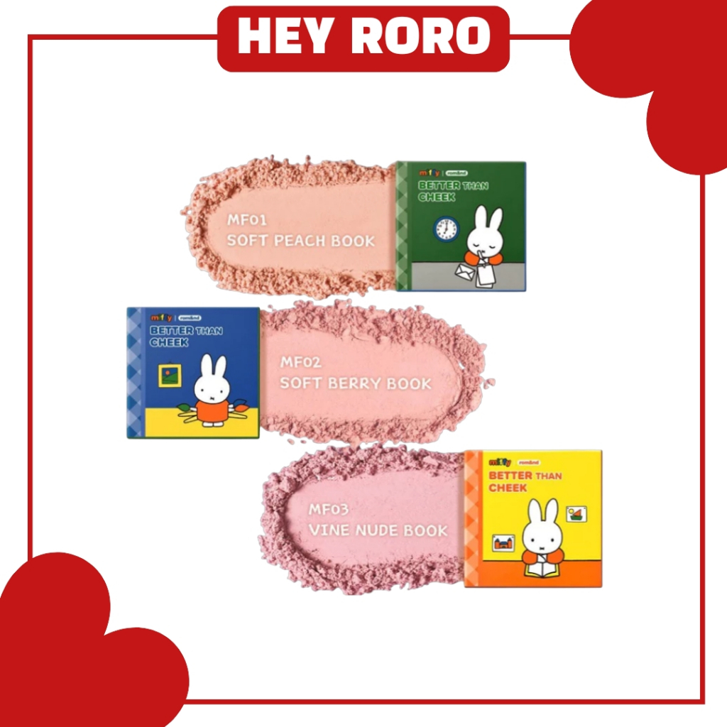 [MIFFY] Miffy Better Than Cheek (Sách đào mềm MF01, MF02, MF03)
