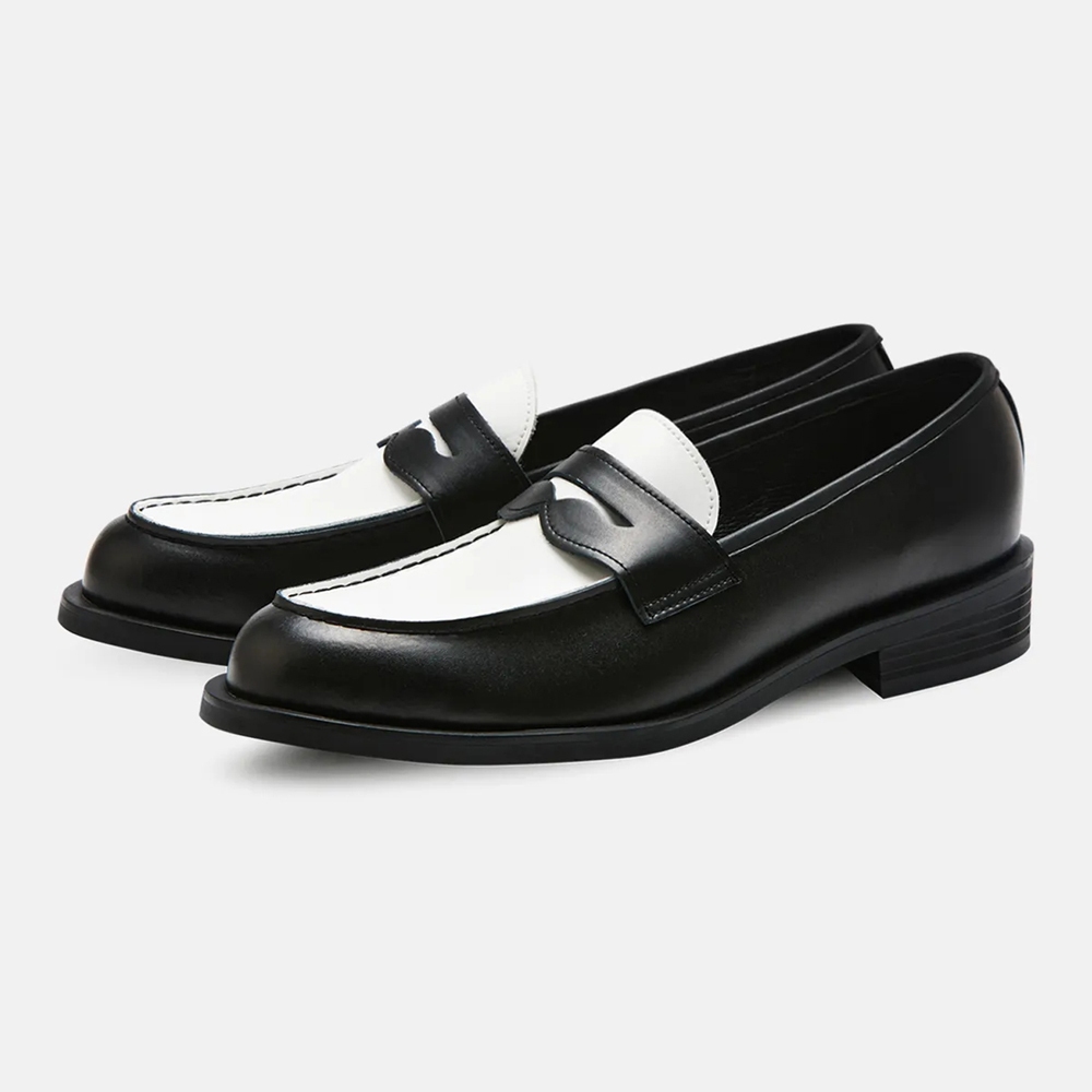 [TÙY CHỈNH] Giày lười nhìn thấy da bò Peyton Tăng chiều cao 4cm CR0087BW