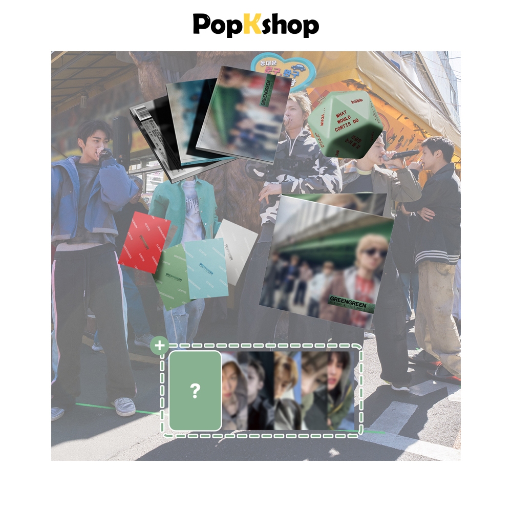 [QUÀ TẶNG] CORTIS The 2nd EP Album [ GREENGREEN ] Standard / Dice / Weverse Albums Ver