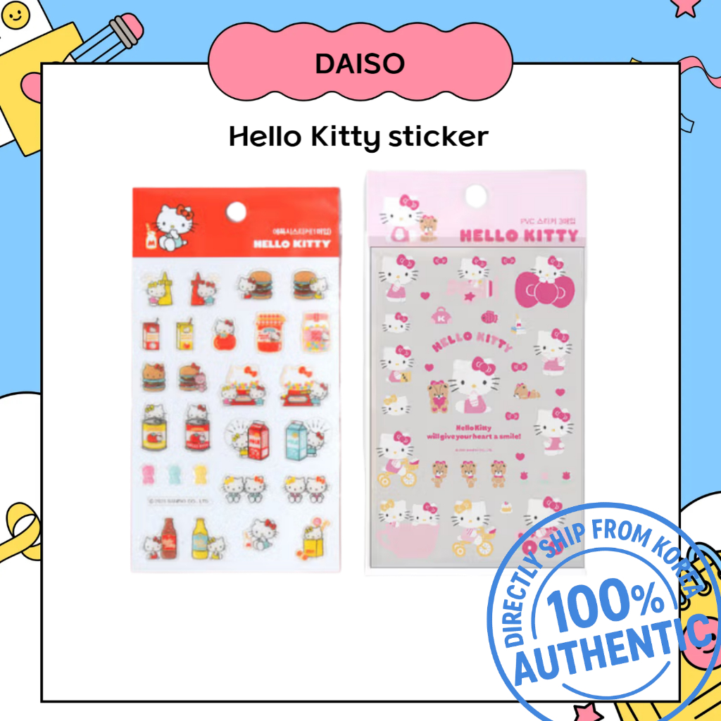 Hàn Quốc daiso korea Hello Kitty Sticker