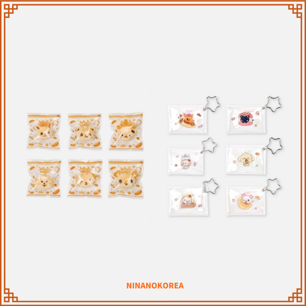 2026 NCT WISH [WISH BAKERY] POP-UP STRESS BREAD / PVC CARD CASE