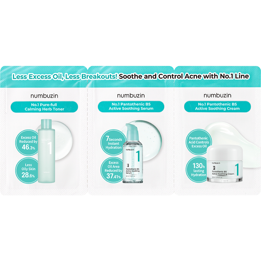 [KHÔNG BÁN] BỘ mẫu kem numpuzin No.1 + Serum + Kem (x2)