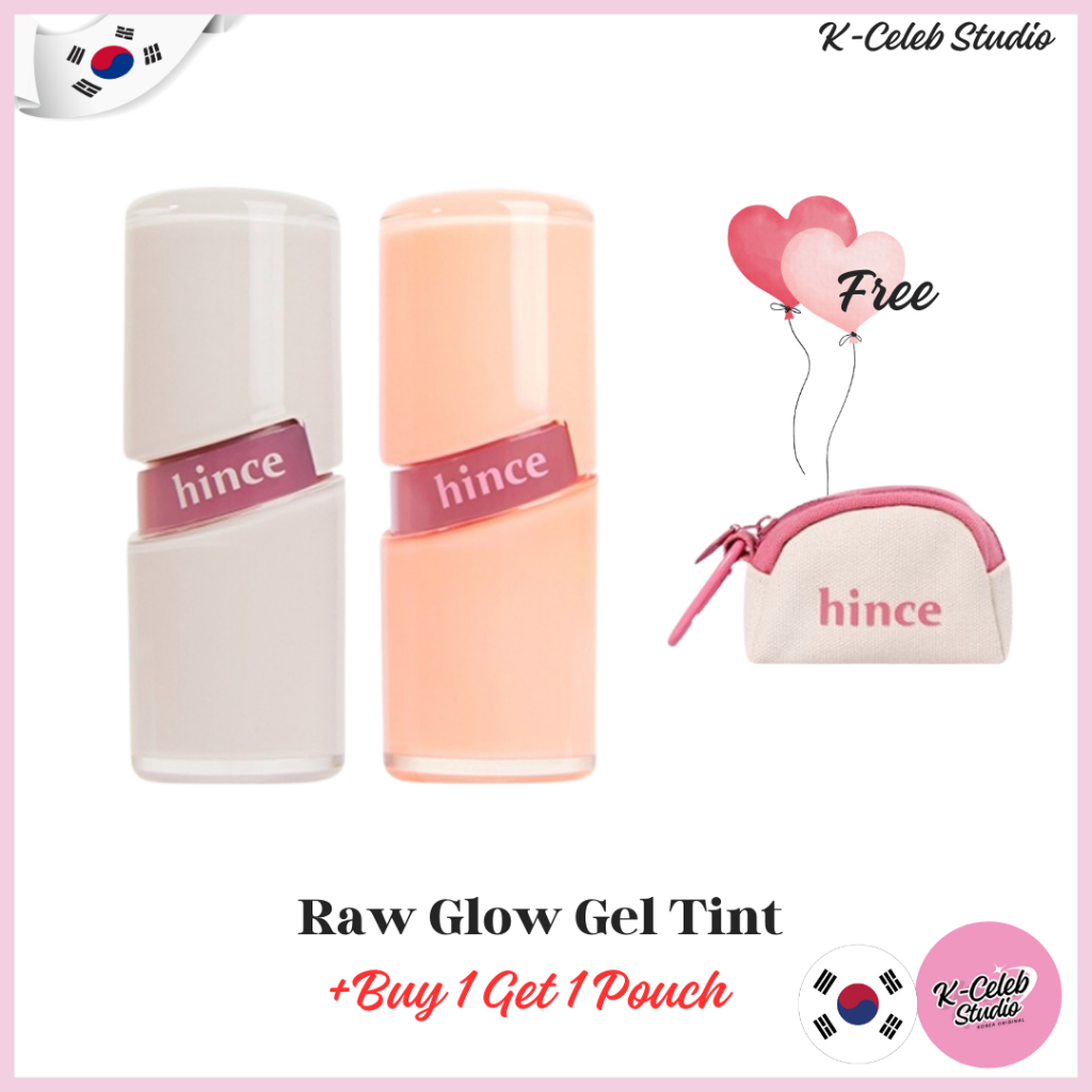 hince Raw Glow Gel Tint 4ml+Mini Pouch(Free)