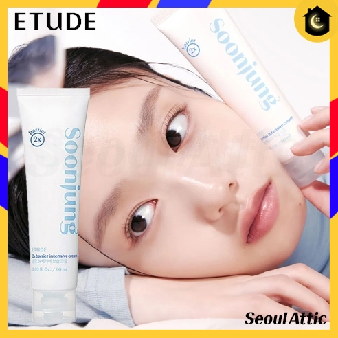 Etude House Soon Jung 2x Barrier Intensive Cream 60ml Giảm nhẹ Chăm sóc da nhạy cảm