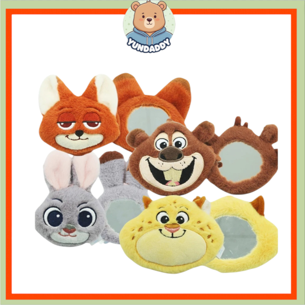 [DISNEY] Móc khóa gương mặt Mini Zootopia, Judy, Nibbles, Nick
