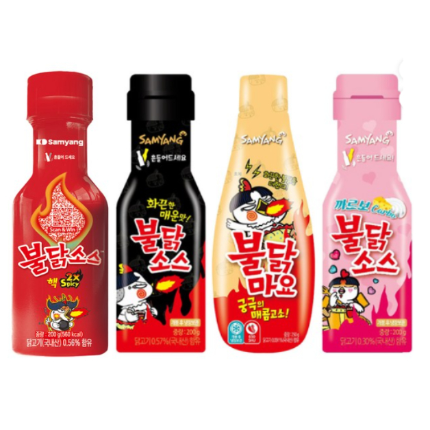 MỚI Sốt Samyang Buldak | Nguyên bản / 2X Cay / Carbonara / Buldak Mayo | Sốt gà nóng Hàn Quốc