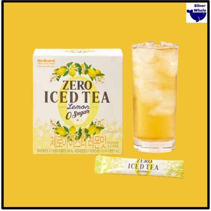 [Không có thương hiệu] Trà đá Zero Sugar Lemon 40P | Thức ăn kiêng 0kcal
