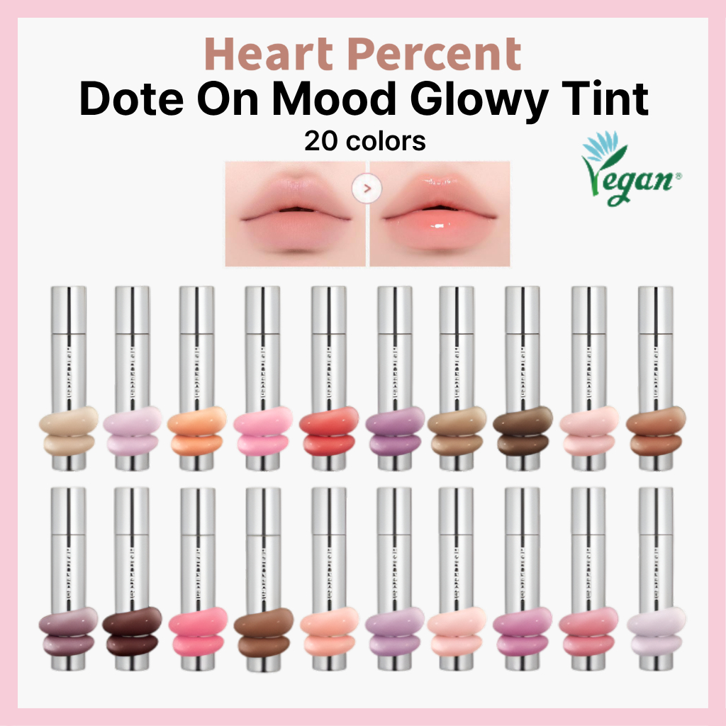 [HEART PERCENT] Dote On Mood One Way Glowy Tint - 18 loại