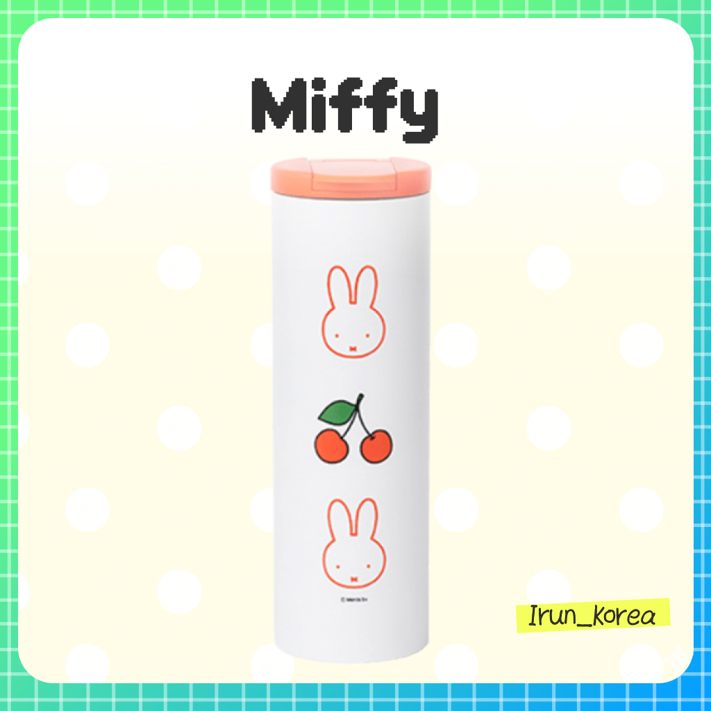 [MIFFY] Dayneeds Miffy Rabbit Hình Stand Tumbler 450ml