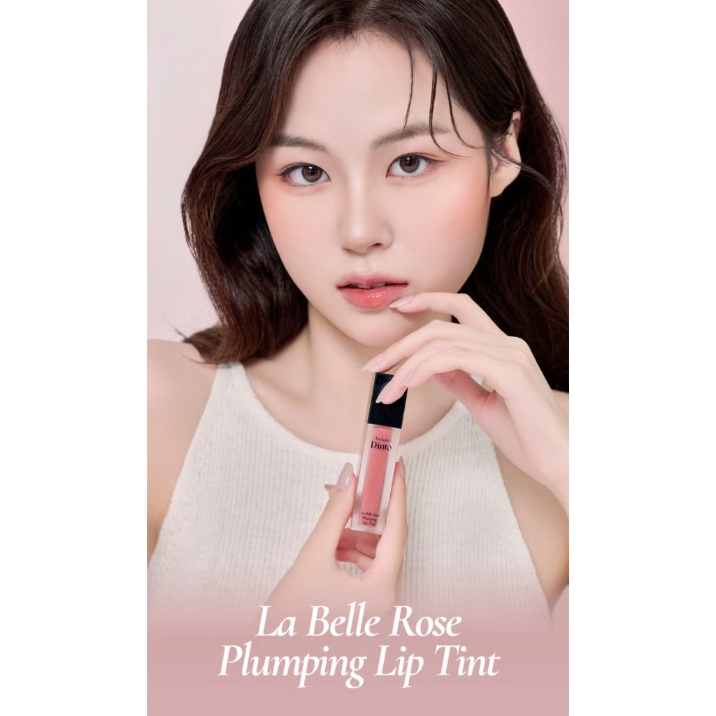 [Dinto x Daiso] Son nước Dinto La Belle Rose Plumping Lip Tint