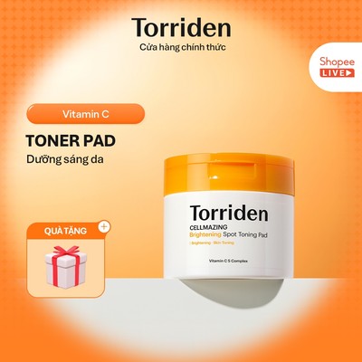 [Torriden Live] Pad CELLMAZING VITA C + 3 loại pad + mỗi loại 2 miếng [TẶNG MINI]