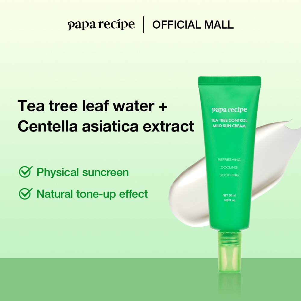 Papa recipe Kem chống nắng Tea Tree Control mild (7ml / 50ml)