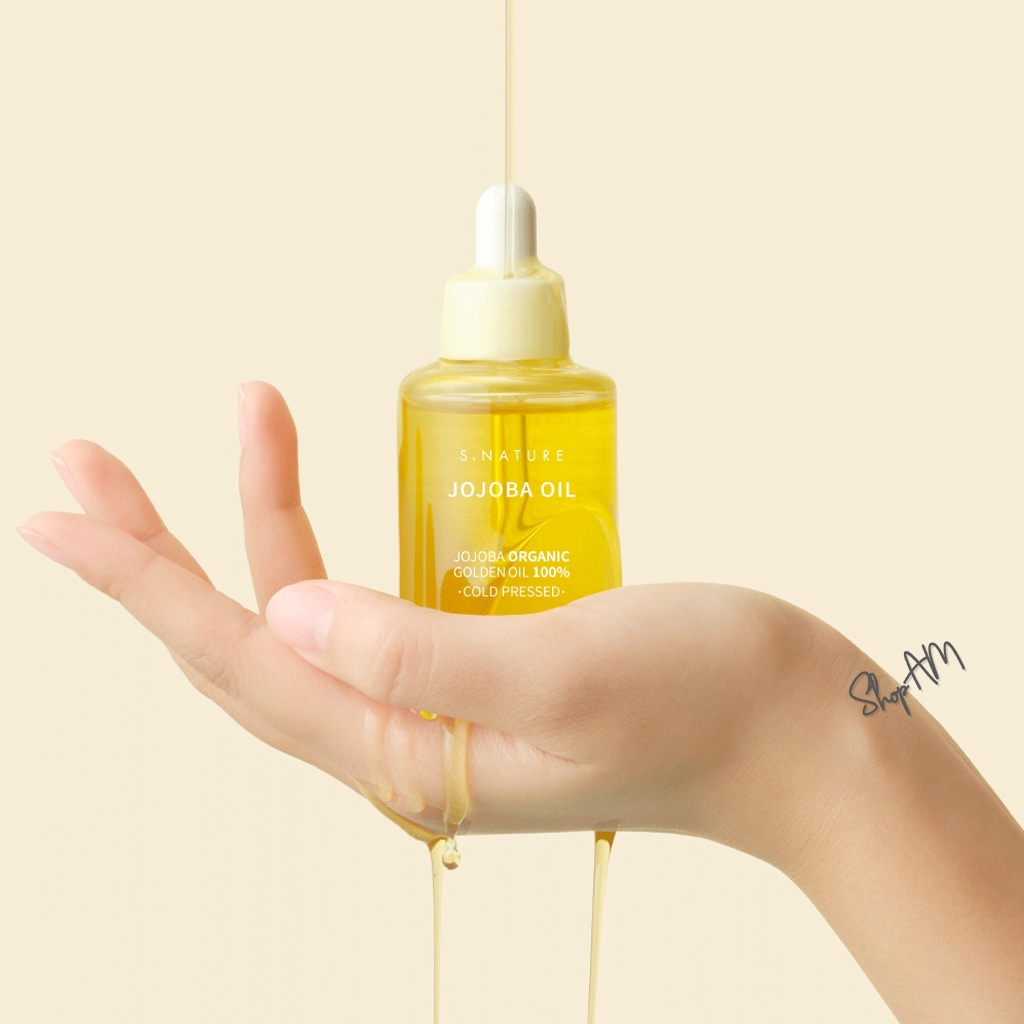 S.NATURE Jojoba Oil 30ml | Dầu jojoba hữu cơ 100% dưỡng ẩm đa năng cho mặt, body & tóc