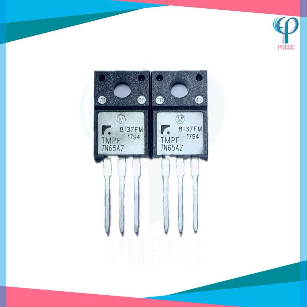 2 Cái MOSFET 7N65A 650V-7A Trinno Hàng Mới gói TO-220F Lưng Nhựa