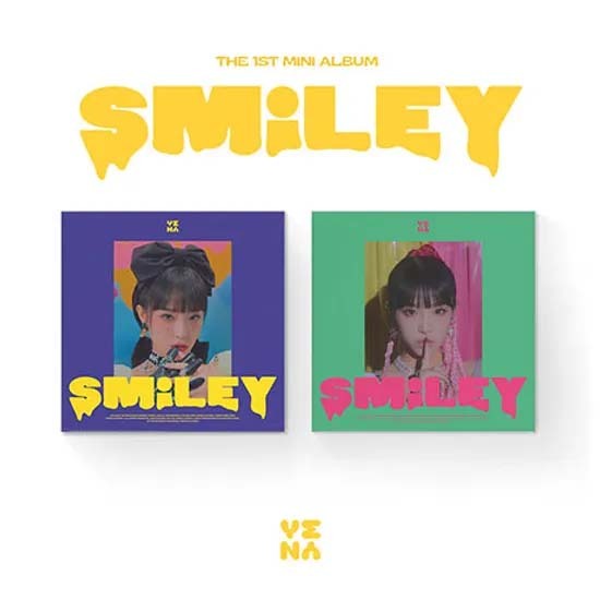 YENA (IZONE) - SMiLEY (Album Mini đầu tiên Smile Ver. với 2 Photocards)