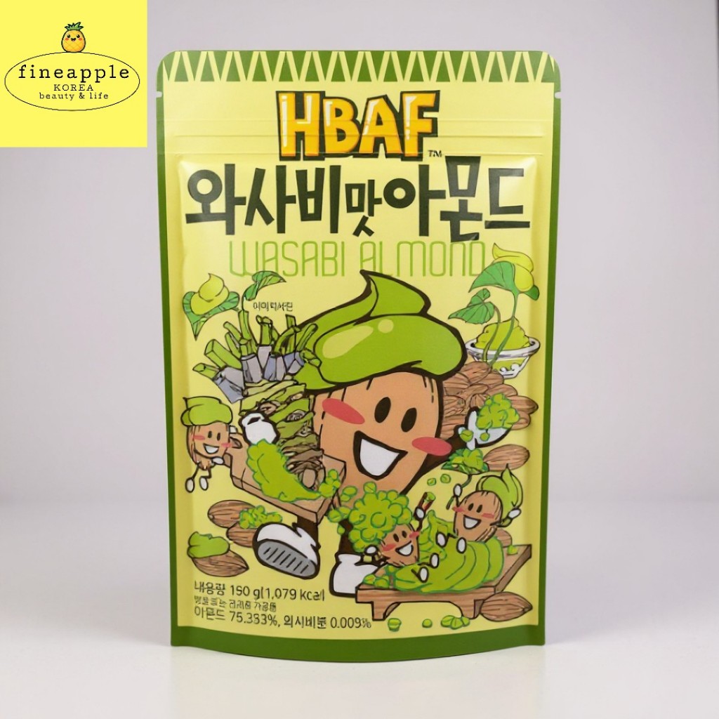 [THỰC PHẨM HÀN QUỐC] Hạnh nhân Wasabi HBAF (40g, 120g, 190g)