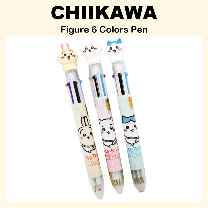 [CHIIKAWA] Hình 6 Màu Bút (Chiikawa / Usagi / Hachiware)