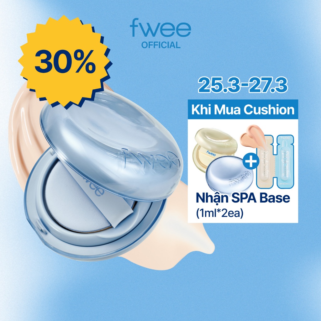 [fwee] Glass Cushion Foundation — 5 Màu (13g)