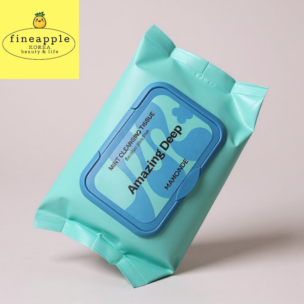MAMONDE [HÀN QUỐC BEAUTY] TISSUE LÀM SẠCH MINT MONDE AMAZING DEEP (70 tờ)