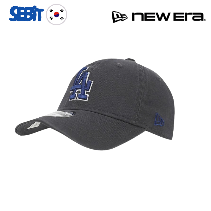 [NewEra] Hàn Quốc MLB 9TWENTY LA Dodgers Mũ Điều Chỉnh Được Màu Xám Đậm