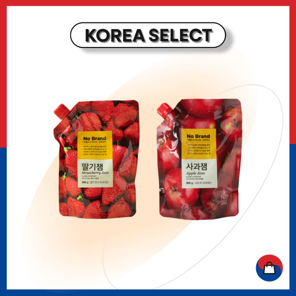 [Emart No Brand] Dâu tây & Táo loại Bóp (800g)