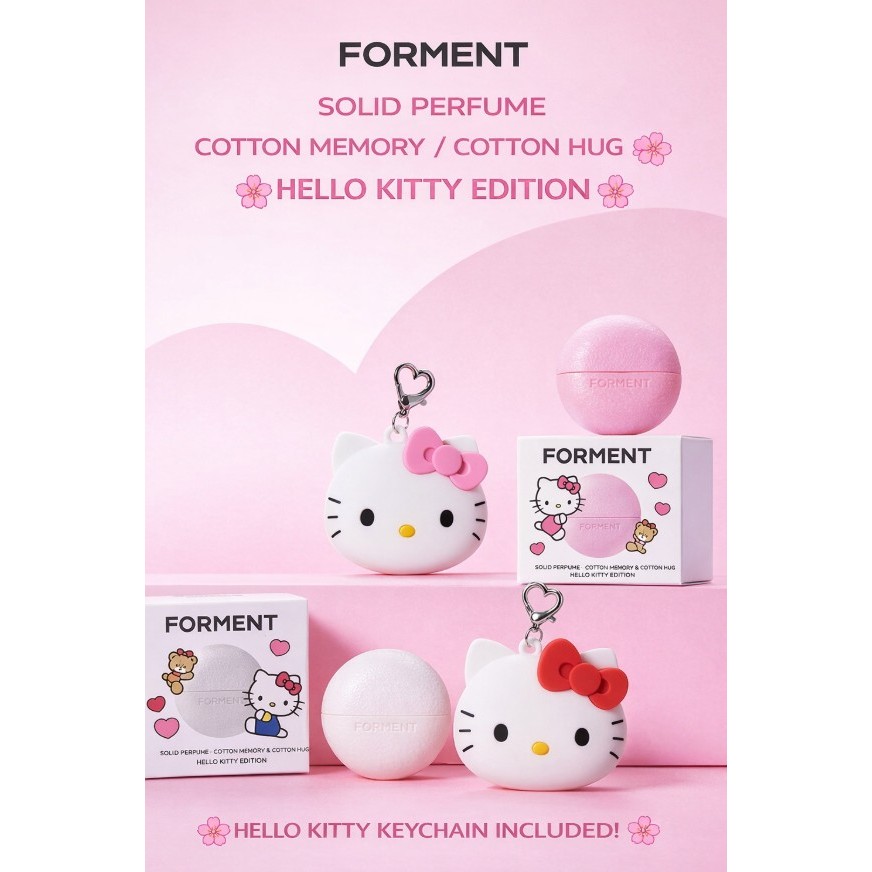 [MỚI / COLLAB] FORMENT Solid Perfume Cotton Memory / Cotton Hug