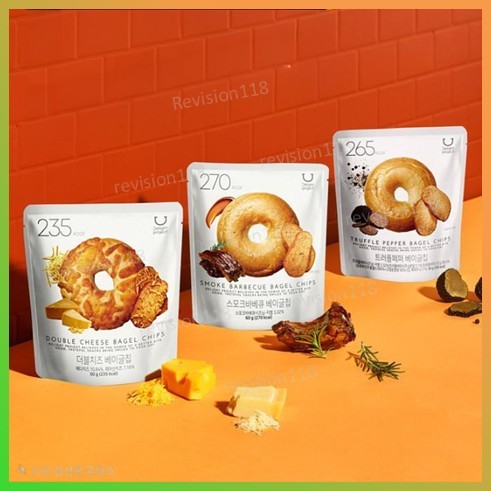 Olive Young Delight Project New Bagel Chips 3 Gói (3 Loại)