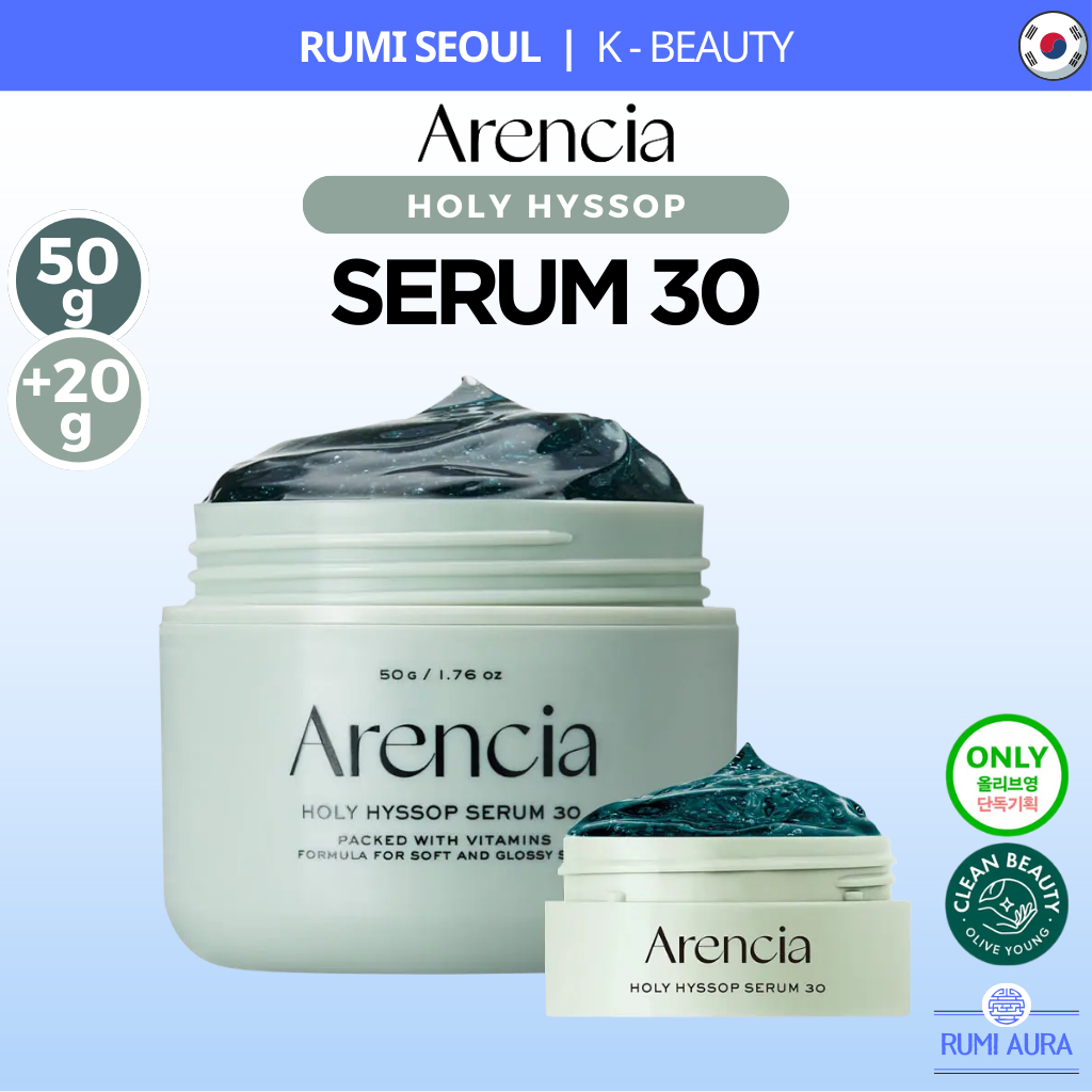 [ARENCIA] Serum Hyssop Holy 30 | 50g | + Bàn chải gói thìa 20g & +