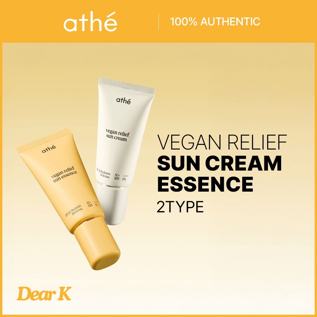 [ATHE] Kem chống nắng thuần chay | Tinh Chất 50ml + 50ml