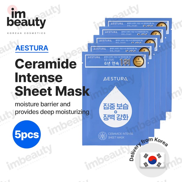 [AESTURA] Mặt nạ Ceramide Intense Sheet 5ea - Chăm sóc da Hàn Quốc