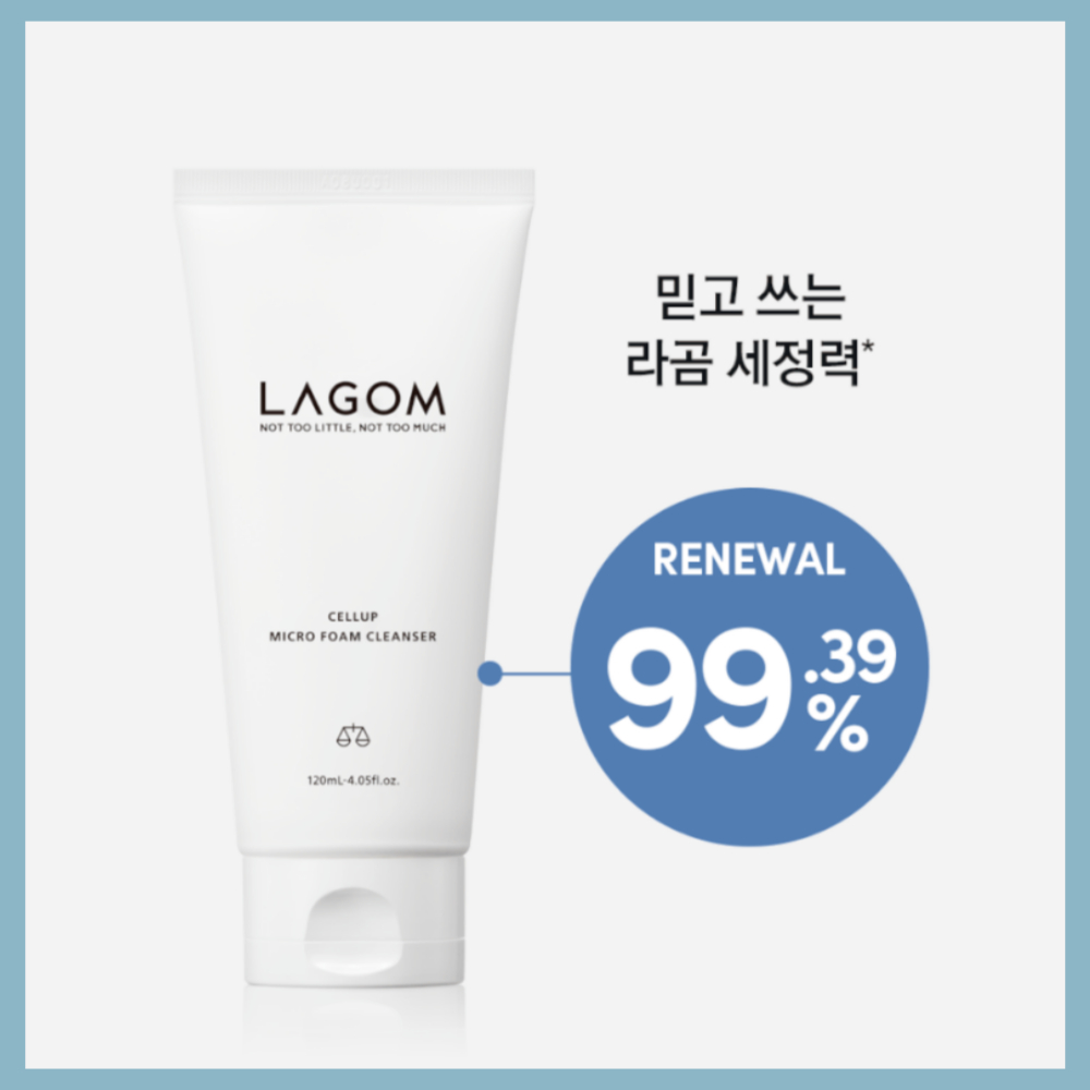 [LAGOM] Sữa rửa mặt Cellup Micro Foam 150ml / Bọt làm sạch sâu nhẹ nhàng / Sữa rửa mặt hàng ngày dưỡ