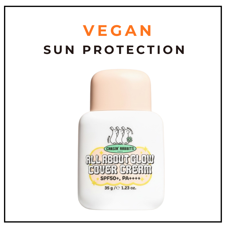 Vegan Beauty / Chasing Rabbit All About Glow Cover Cream | Tông màu tự nhiên + Chống nắng | K-Beauty