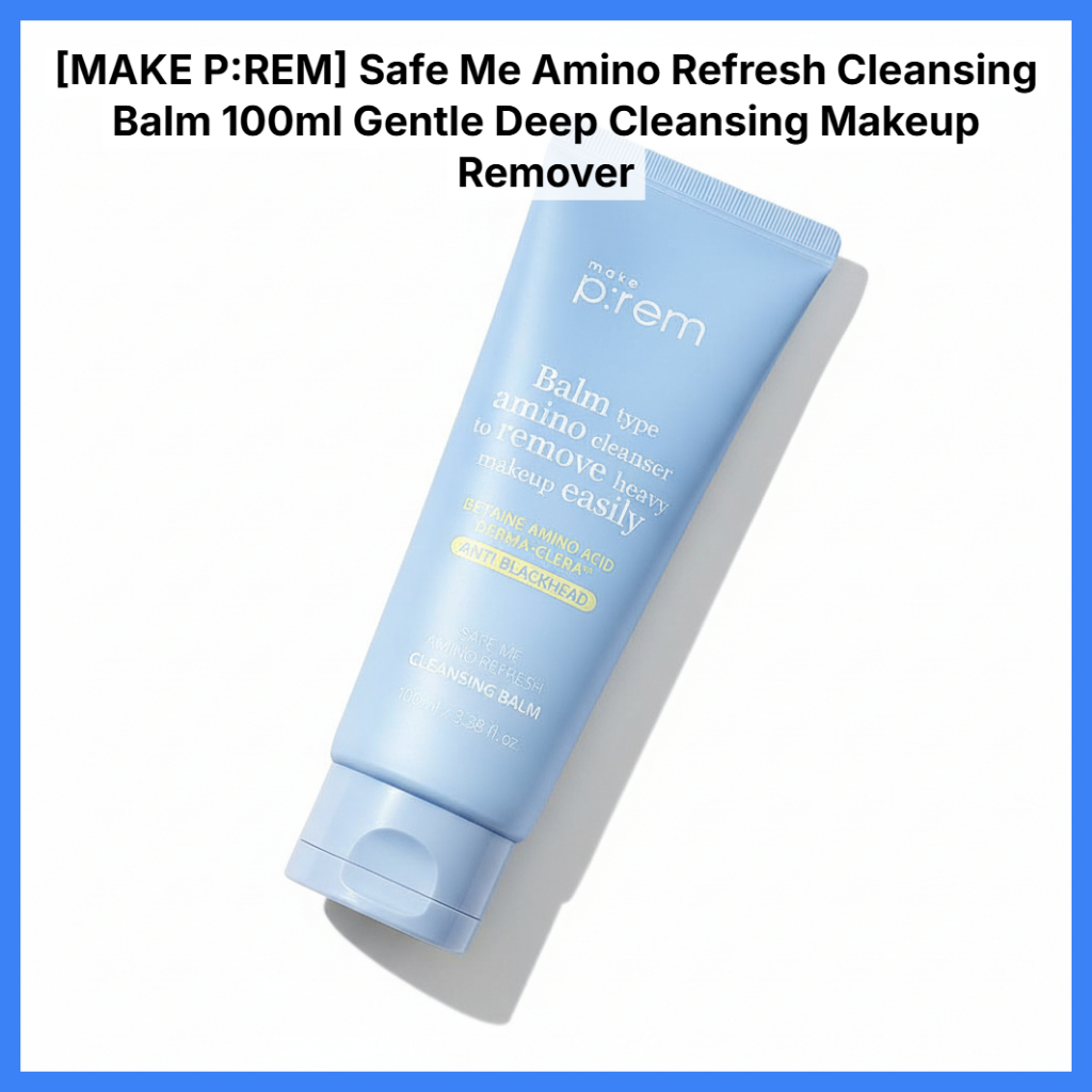 [HOT] [MAKE P: REM] Sữa rửa mặt Safe Me Amino Refresh 100ml Nước tẩy trang làm sạch sâu nhẹ nhàng củ