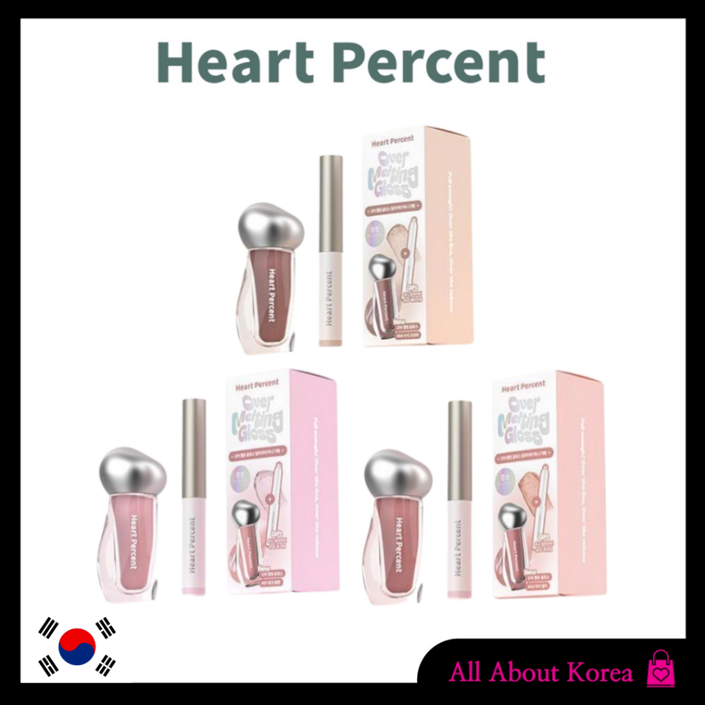[HEART PERCENT] Dote On Mood Over Melting Gloss 8 màu