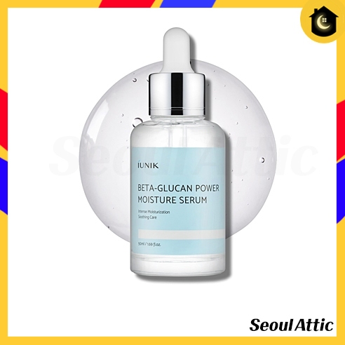 IUNIK Beta Glucan Power Moisture Serum 50ml Dưỡng ẩm sâu Skin Barrier Repair Glow Serum