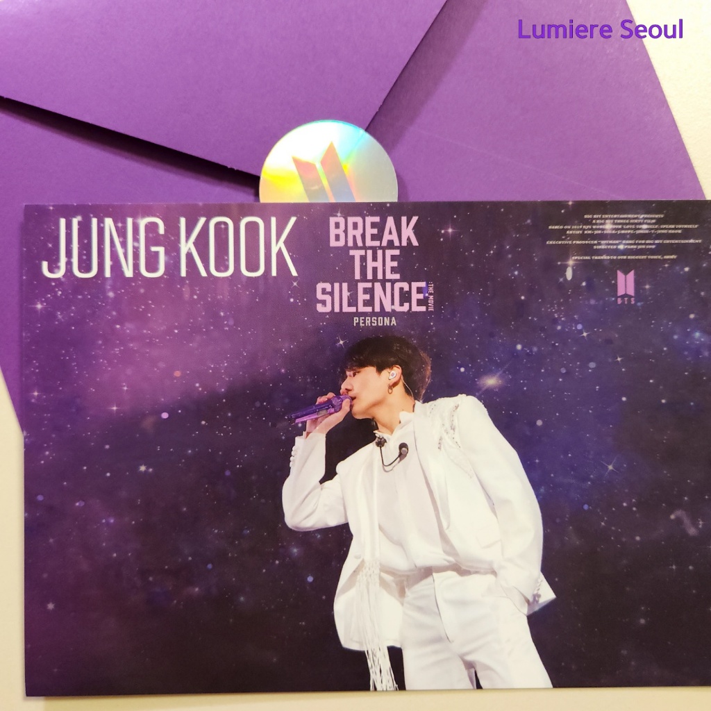 2020 BTS Break the Silence Persona CGV Theater Benefit Bưu thiếp / Bộ vé