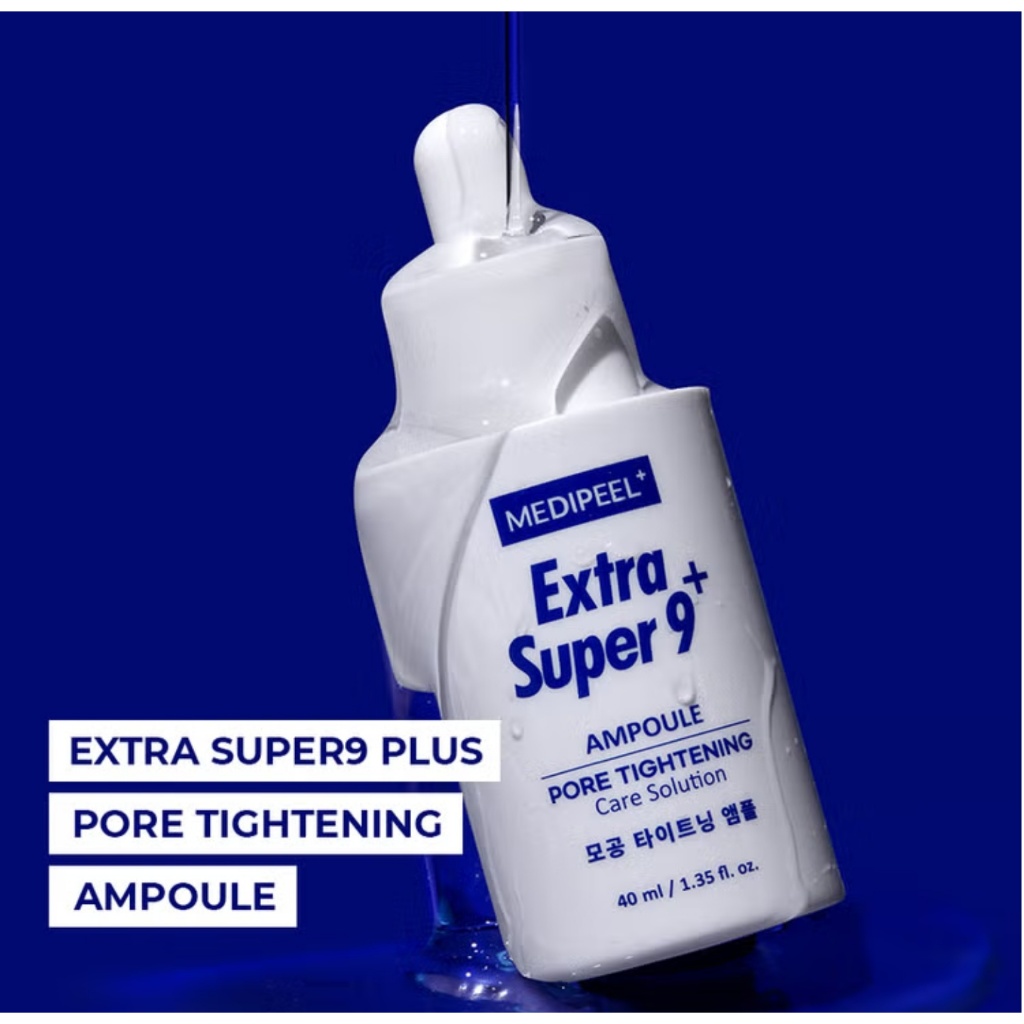 [MEDIPEEL] Extra Super 9 + Pore Tightening Ampoule 40ml Skin Firming Hydrating Serum Mỹ phẩm Hàn Quố